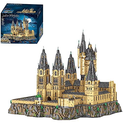 Schloss Hogwarts Upgrade Custom Bausteine, 12918 Teile Kompatibel mit Lego 71043 Harry Potter Schloss Hogwarts