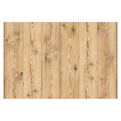 Magic-fix Peel & Stick Slice Wood Panel Backsplash Scrap Wood Self-Adhesive Wallpaper Shelf Liner Table and Door Reform (10036 : 1.64 feet X 8.20 feet)
