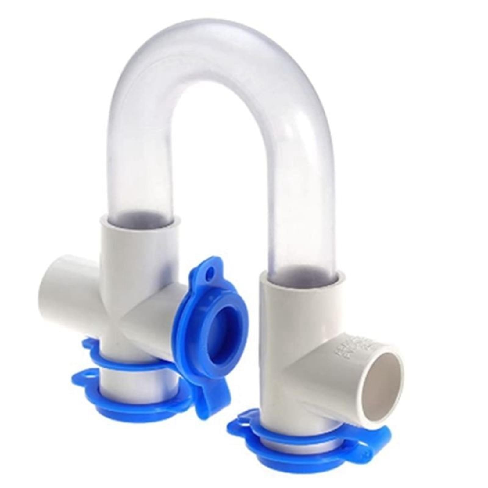 Sifón U Transparente Condensado de trampa en U PVC transparente con cepillo | 3 4 pulgadas Estándar 16 pulgadas Limpieza HVAC AC