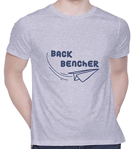 Image of CreativiT Graphic Printed T-Shirt for Unisex Back Bencher Tshirt | Casual Half Sleeve Round Neck T-Shirt | 100% Cotton | D00817-53