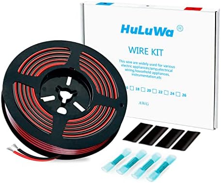 Audiopipe Cavo Per Altoparlanti 10 Gauge - 30,5 Metri, 2 Conduttori In Rame Rivestito In Alluminio, Rosso/Nero, Per Auto E Casa - 4
