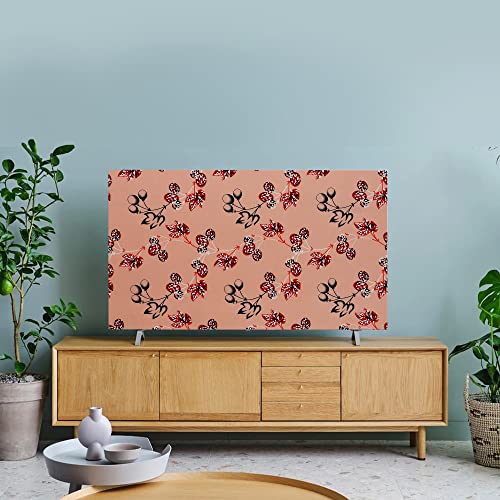Image of Glassiano Marigold Dustproof Printed 32 inch LED TV Cover Screen Protector Compatible for All Models, Print 42
