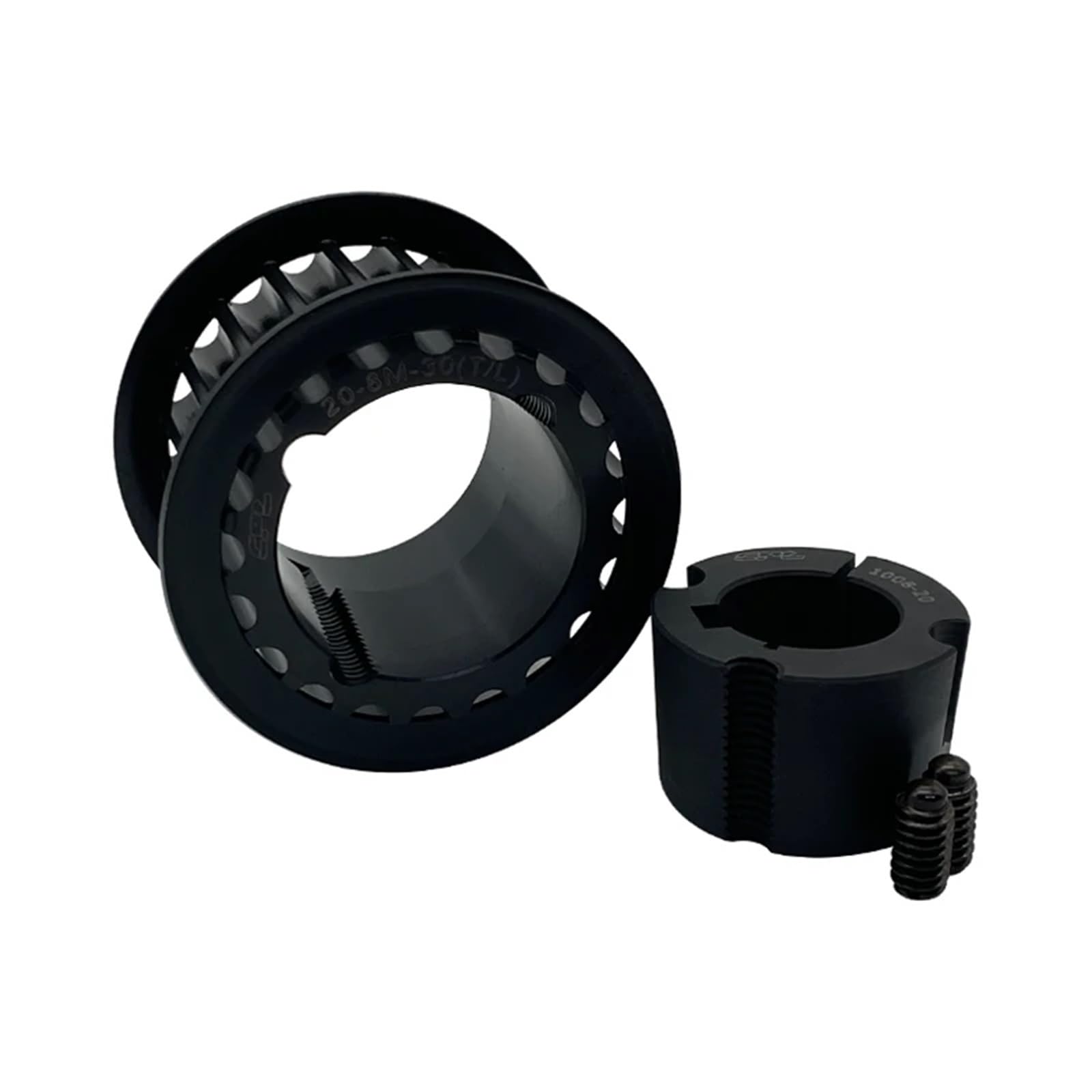 Polea síncrona de acero CPT HTD 8M de 20 dientes for correas de distribución de 30 mm de ancho, 20-8M-30-1008(19mm)