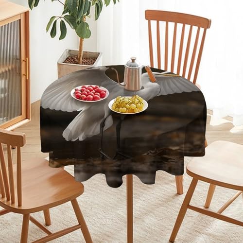 Nappe ronde 152 cm imperméable infroissable résistante aux taches - 7