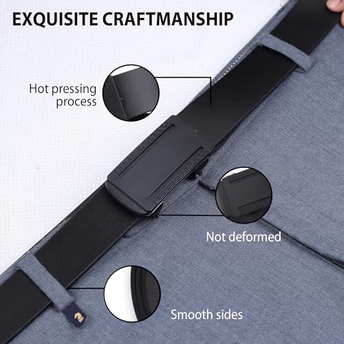 Image of ZORO Vegan Leather Belt for Men | Black | Formal /Casual