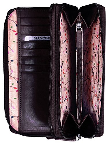 Casablanca Collection: Ladies’ RFID Double Zipper Clutch2