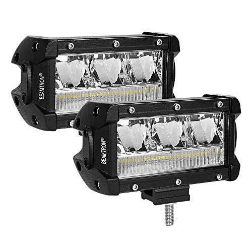 BEAMTRON Led Light Bar 5 Inch Led Pods 130W 13000Lm 6000K-White Off Road