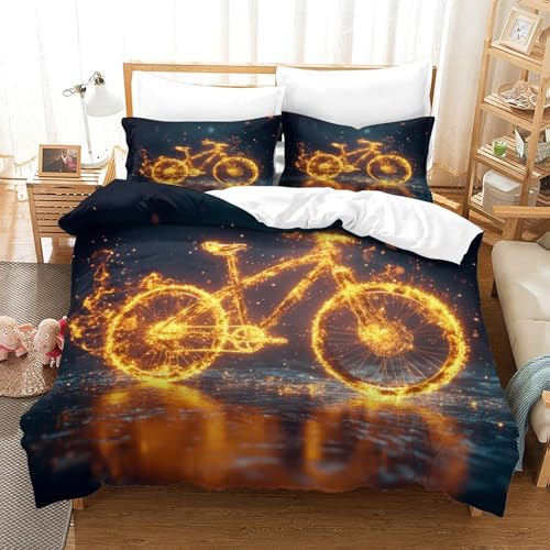 Housse de couette 3D panthère ultra douce et résistante pour lit double