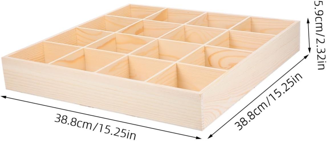 Unomor Compartment Organizer Box for Socks Keys and Office Supplies Versatile Storage for Makeup Jewelry and Items Maximizes Space and Offers