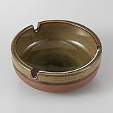 灰釉 灰皿 [ 12.1 x 4.5cm 250g ] 【 灰皿 】 【 料亭 旅館 カフェ レストラン 飲食店 業務用 喫煙 】