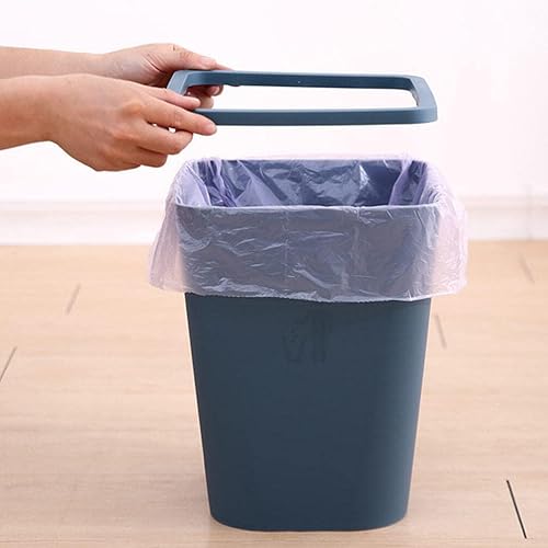 Miniatura 2 de Uonlytech Contenedor de residuos 1pc abierto cubo de basura rectangular Oficina Contenedor Caja de plástico Mini Botes de basura