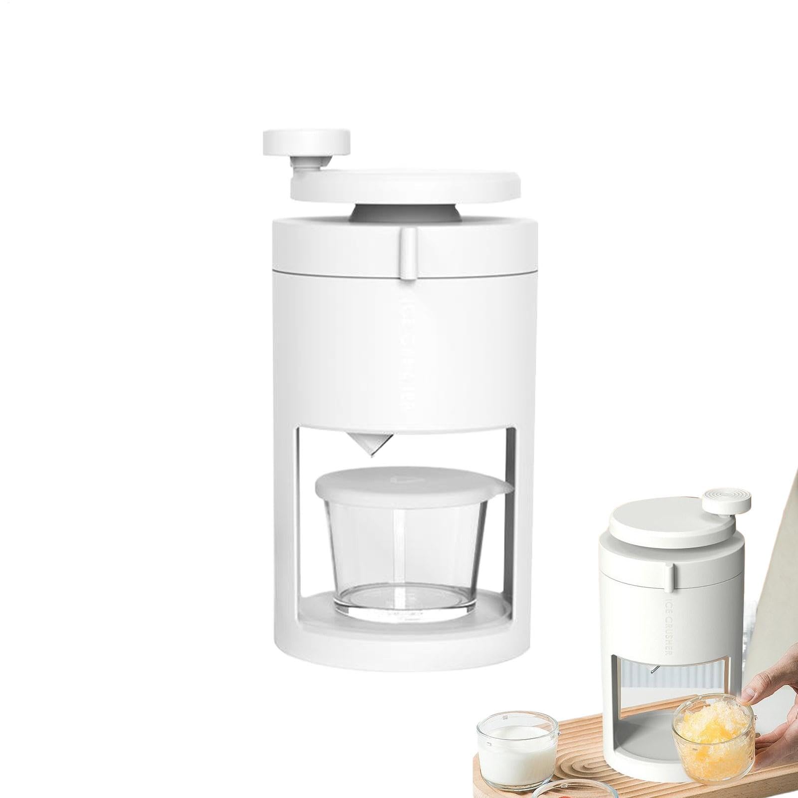 Machine à glace rasée et manivelle manuelle pour éviter les pannes électriques en cuisine
