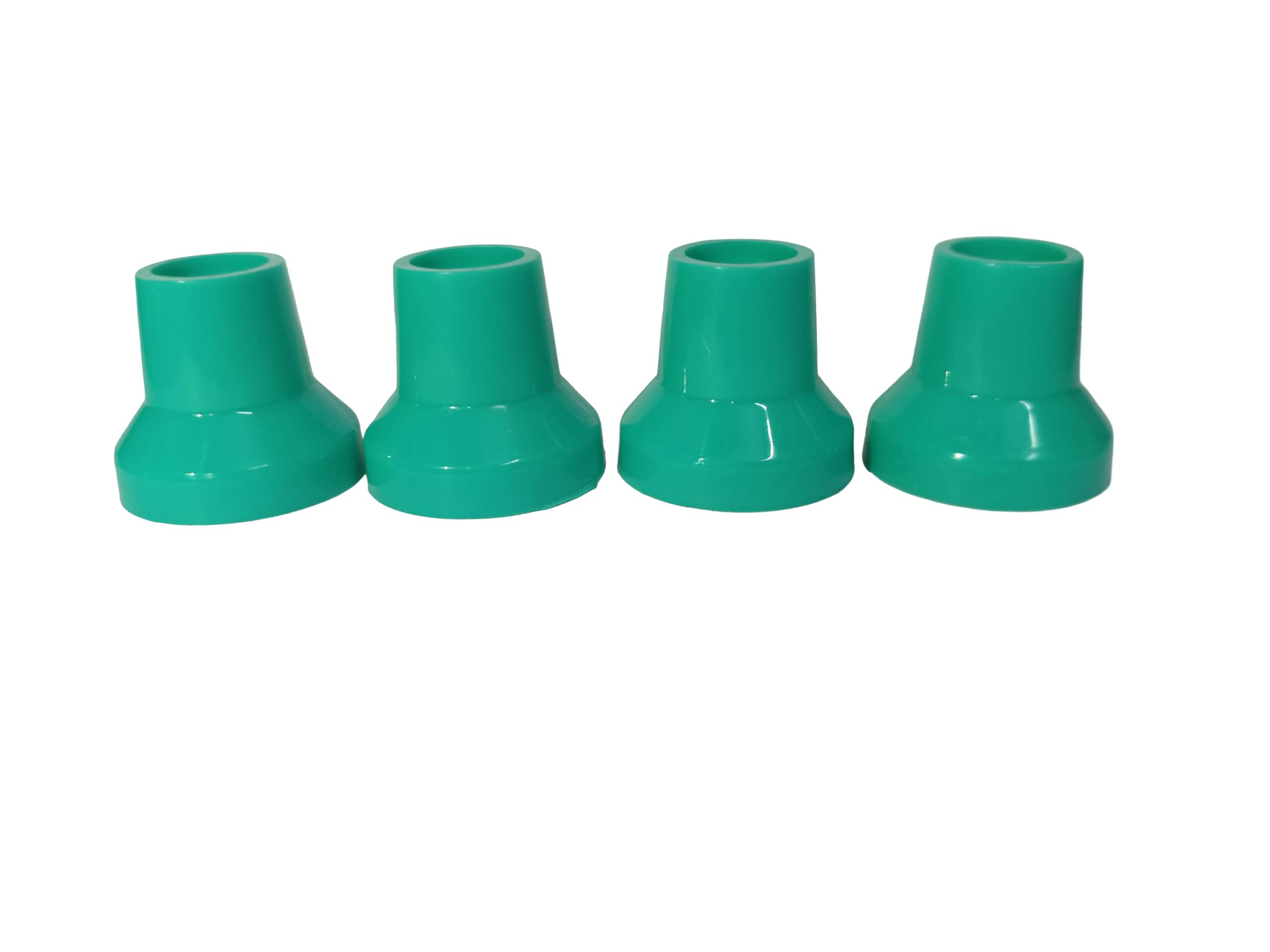 Walking Stick Tips, Green, PVC Rubber, 15mm, Pack of 4, Replacement Bush Cap Shoes PLEDGE-image-15