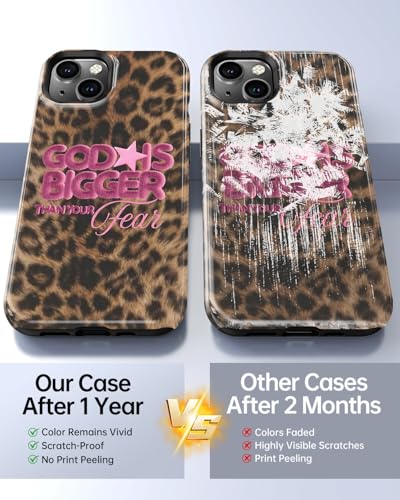 Coque iPhone 14 Plus léopard pour femme active adepte de MagSafe