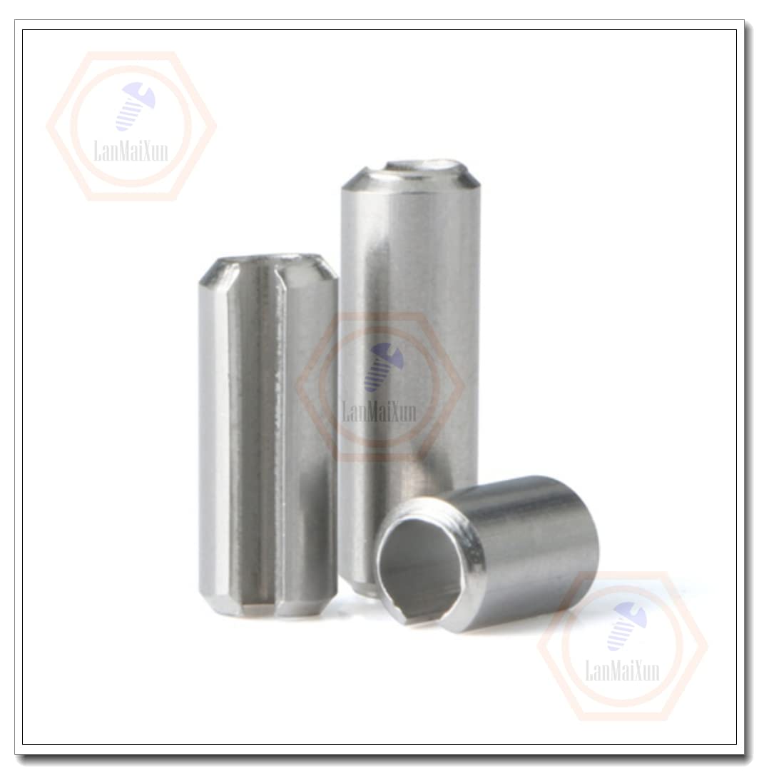 40pcs φ6mm×40mm 304 Stainless Steel Spring pin - Elastic Straight pin - Hollow pin - Cotter pin - Locating pin
