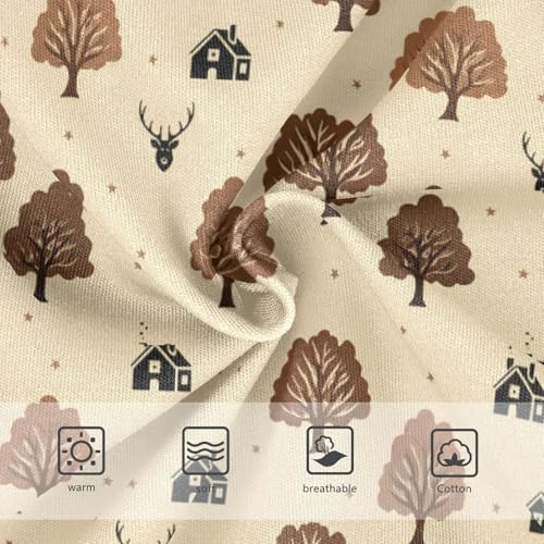 Girls' Underwear Christmas Deer Yellow Toddle Brief Panties 23035233