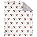 Lounsweer Highland Cow Baby Blanket for Kids Western Clouds Farmhouse Cow Toddler Soft Blanket with Double Layer Dotted Backing for Nursery Newborn Baby Crib, 30