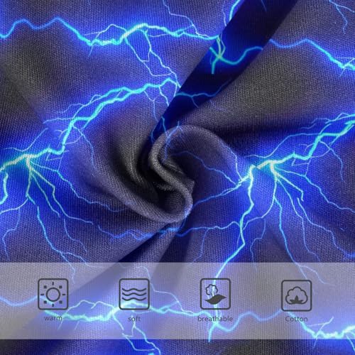 Joisal Cool Blue Lightning Black Toddler Girls Underwear 2t Cotton Panties Little Girl Durable Briefs Kids Undies3