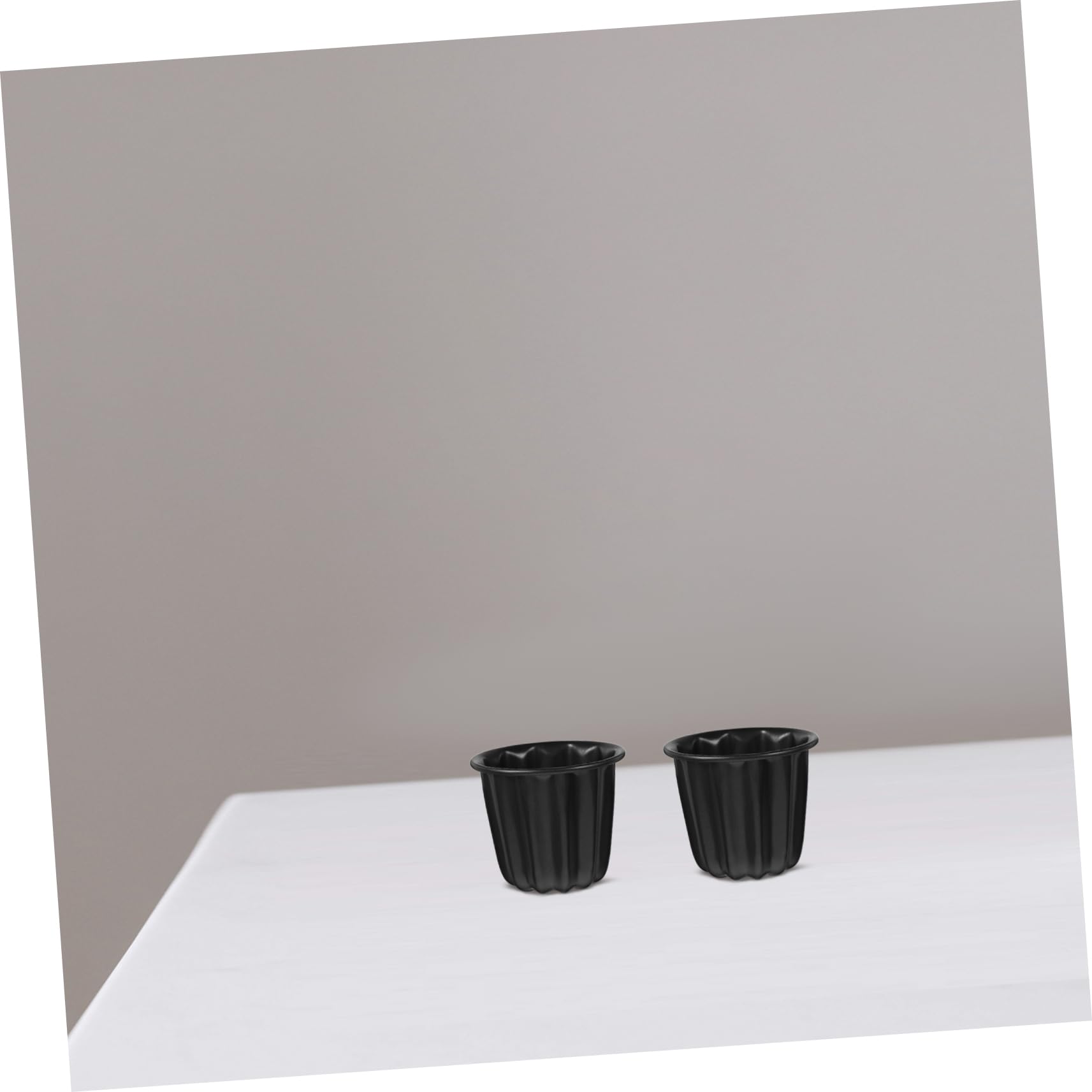Lot De 2 Moules À Muffins En Métal Moules À Pâtisserie En Étain Pour Pudding À La Vapeur 4 Pièces X 2
