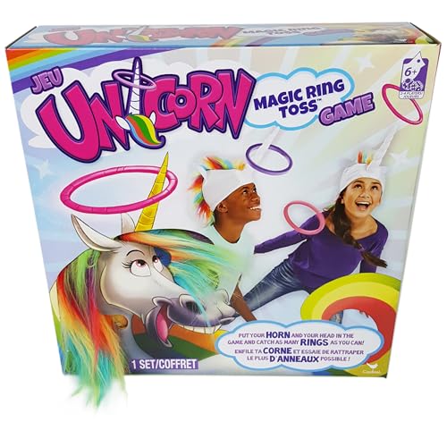 Spin Master Games Magic Unicorn Ring Toss Game, Multicolor, 6041693