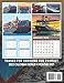 Containership 2022 Calendar: Cargo Ship On Blue Ocean Landscape Monthly Calendar Mini Planner January 2022 to December 2022 bonus last 4 months 2021 | Classroom, Home, Office