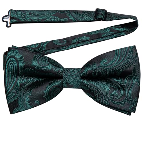 Image of YourTies Bow Ties for Men Pretied Bowties Solid Color Satin Bow Tie Formal Business Tuxedo Wedding Party Prom