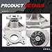UNITHUB Engine Water Pump Automotive w/ 4-Hole Hub AW6691 125-3250 Compatible for Ford F150 Expedition Lobo Transit Compatible for Lincoln Navigator 2011-2020