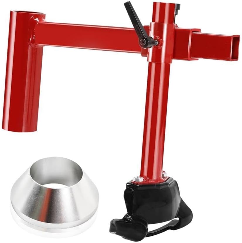 Manual Tire Changer Adapter Manual Tire Changer Duck Head Adapter Kit Tire Change Tool Carbon Steel Sturdy Labor Saving Bearing Type Suitable for Gara