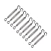 Produktbild Versandbox24 10x V4A Edelstahl M4 Drahtseil Spannschloss Seilspanner Öse- Haken Spanner Wantenspanner
