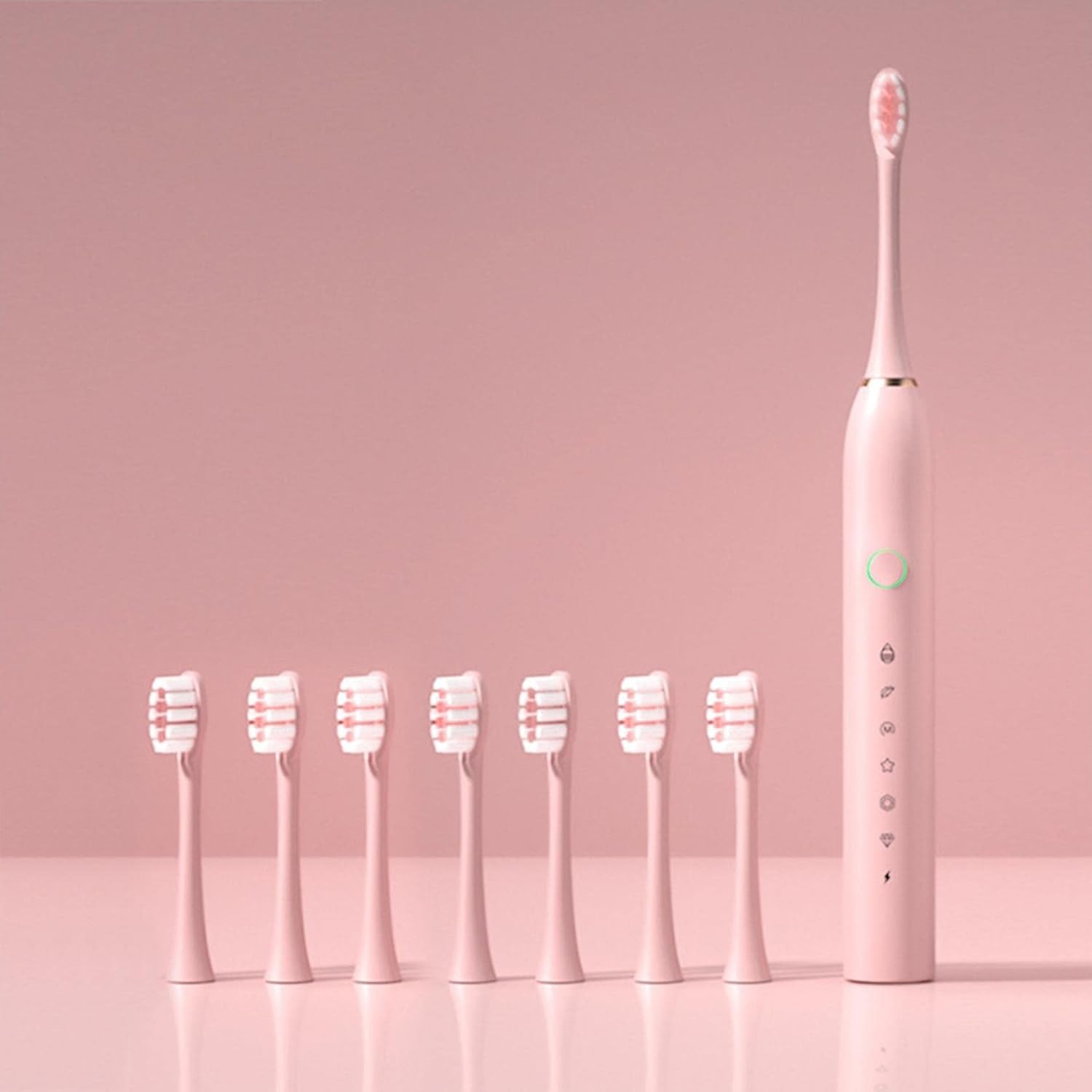 Electric Toothbrush - Series Ultra Whitening with 8 Brush Heads Rechargeable Sensitive Clean Vitality Smart 6-Speed Timer Travel