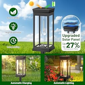 Upgradedsolarpathwaylightsoutdoor8packlargeledsolarlightsoutdoorwaterproofsuperbrightoutsidesolarlightsforyardsolarpoweredlandscapelightingforgardenwalkwaywarmwhite Urban Country Home Decor Upgradedsolar pathway lights outdoor 8 pack large led solar lights outdoor waterproof super bright outside solar lights for yard solar powered landscape lighting for garden walkway warm white urban country home decor