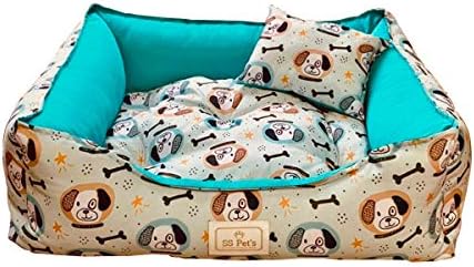 Cama Pet para Cães e Gatos Osso Dog Tamanho Médio SS Pets para Cã...