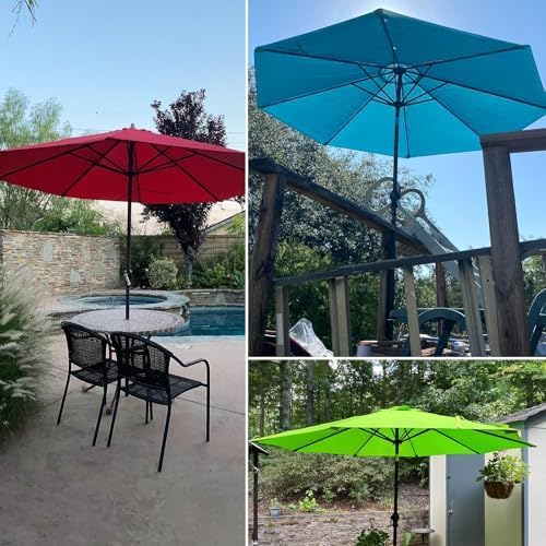 Zapasowy baldachim do parasola offsetowego, 6, 8 żeber, pokrowiec na parasol ogrodowy, odporny na promieniowanie UV, tkanina odporna na blaknięcie, beżowy, 3,0 m 2,8 m, trwałe rozwiązanie do