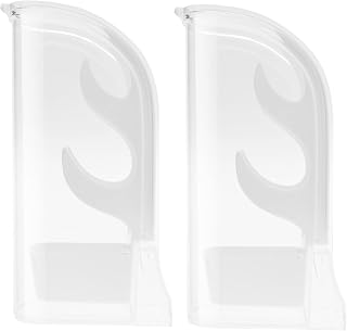 2Pcs Herb Keeper for Refrigerator Side Plastic Side Opening Cilantro Keeper with Clear Window Narrow Style Parsley Preserver Fresh Herb Saver Herb Storage Containers for Herbs Vegetables (2-Pack)
