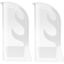 2Pcs Herb Keeper for Refrigerator Side Plastic Side Opening Cilantro Keeper with Clear Window Narrow Style Parsley Preserver Fresh Herb Saver Herb Storage Containers for Herbs Vegetables 2-Pack