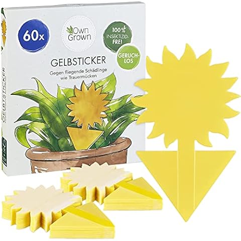 OwnGrown Yellow Sticky Traps for Indoor Plants Cover