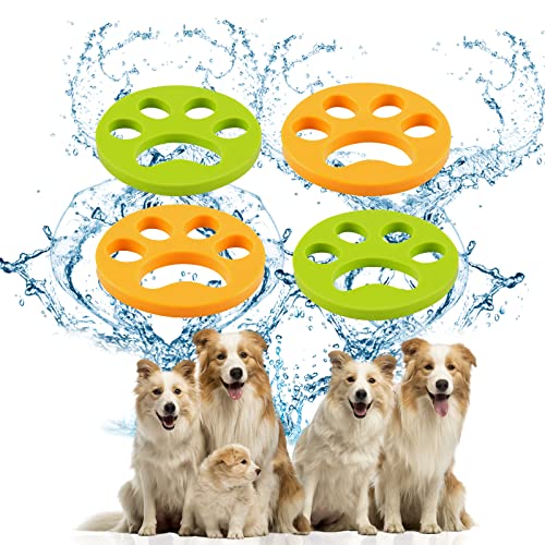 4 pièces Réutilisables Acchiappa Peli Pelucchi pour sèche-Linge, essuyer/Nettoyage Domestique Lavable d'eau Démoulage Peli de Chiens Chats Atchiappe Poufs Idéal pour Claviers Cover
