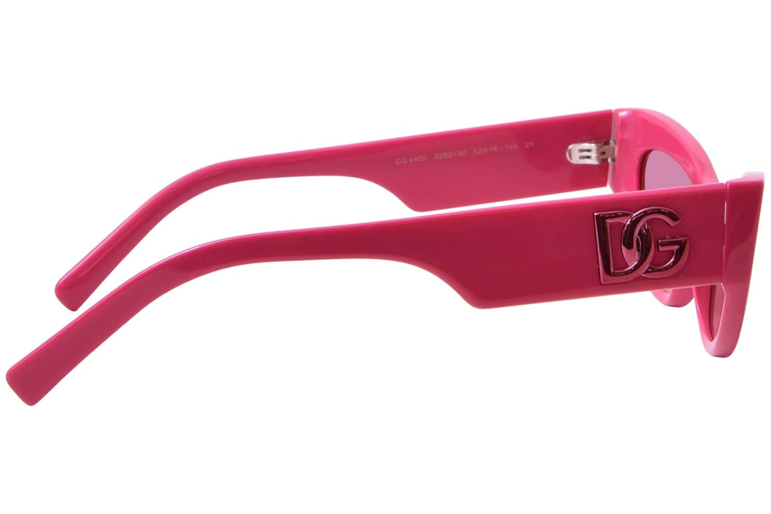 Dolce & Gabbana ピンクベージュ サングラス DG Sharped sunglasses in Transparent pink for Women