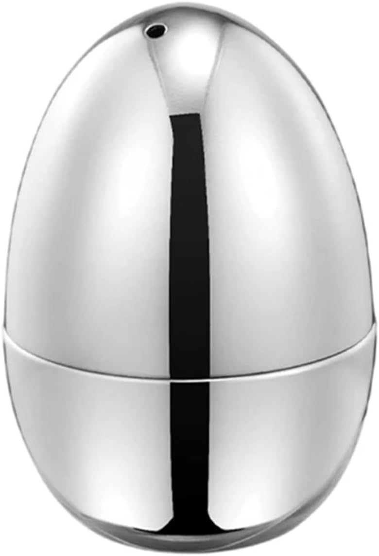 Toothpick Holder Dispenser 2pcs Eggs Shaped Toothpick Holder 304 Stainless Steel Toothpicks Storage Container Restaurant Dispenser Box D2RD(Original steel color)