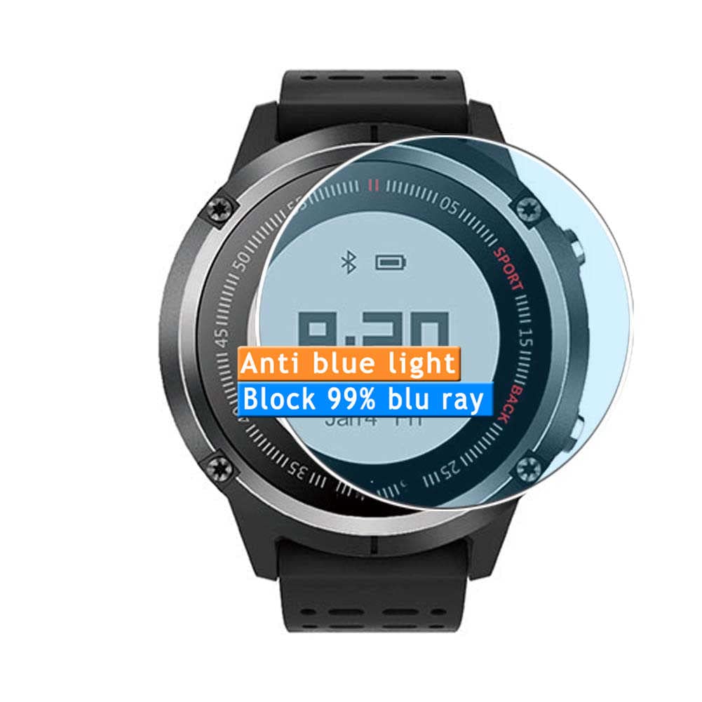 Vaxson 3-Pack Anti Blue Light Screen Protector, compatible with Runtopia S1 Smartwatch Hybrid Watch, TPU Guard Film Protectors Sticker [NOT Tempered Glass] New