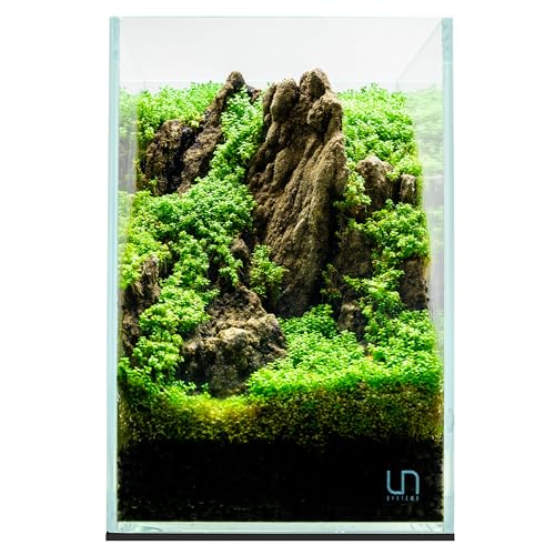 Ultum-Nature-Systems-Ultra-Clear-Rimless-Aquarium-Low-Iron-Glass-Fish-Tank-with-45-Mitered-Edges-5mm-12mm-Thick-Leveling-Mat-Included-16T-Tall-16-Gallon Ultum Nature Systems Ultra Clear Rimless Aquarium - Low Iron Glass Fish Tank with 45° Mitered Edges, 5mm-12mm Thick, Leveling Mat Included (16T, Tall, 1.6 Gallon) - Image 1