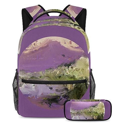 Sac à dos ergonomique Pink Mountain pour ranger toutes les fournitures