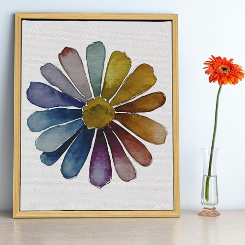 Image of 8x10 Canvas Floater Frame for 0.6-0.9 inch Deep Painting,Light Brown