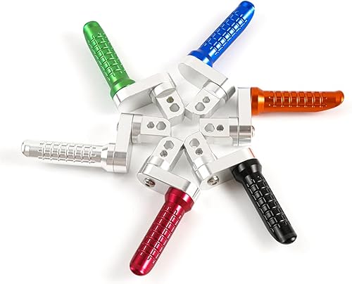 Miniatura 5 de Pinzas de pie delantero CNC para motocicleta, pedal reposapiés compatible con Yamaha YZF-R1 2000-2021, YZF-R6 R6S 06-09 2003 2004 2005, YZF-R6