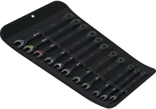 Wera Tools 6000 Joker Black Ratcheting Combination Wrenches Set, 11 Pieces