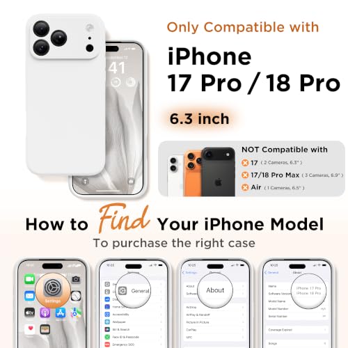 Image of GolbinBox Magnetic for iPhone 18 Pro Case /17 Pro Case, White