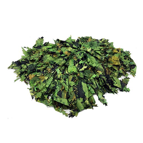 Arcturus 3D Loose Leaf Bundle - 50 Laser-Cut Leaf Strips For 3D Camouflage | Great For Hunting Blinds, Rifle Wraps & Diy Ghillie Suits (Summer Green) #TOP2