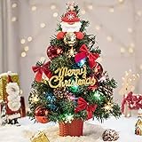 🎄【Regalo Con Tarjeta】Amasava árbol es perfecto como centro de mesa o como decoración navideña de una habitación y oficina. También es un increíble regalo de Navidad para tus amigos y familiares