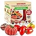 Tomaten Anzuchtset mit 6 leckeren Sorten, Anzucht Erde, Töpfen und Anleitung für die perfekte...