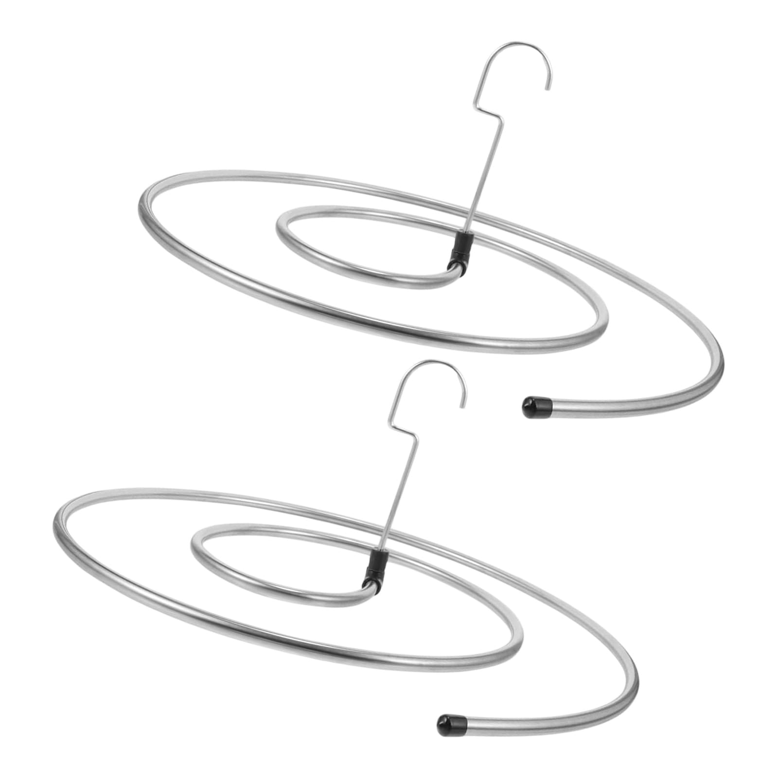 Stainless Steel Garment Enhances Airflows Portable Round Base Ideal for Small Space Sturdy Construction Rustproof Drying Rack
